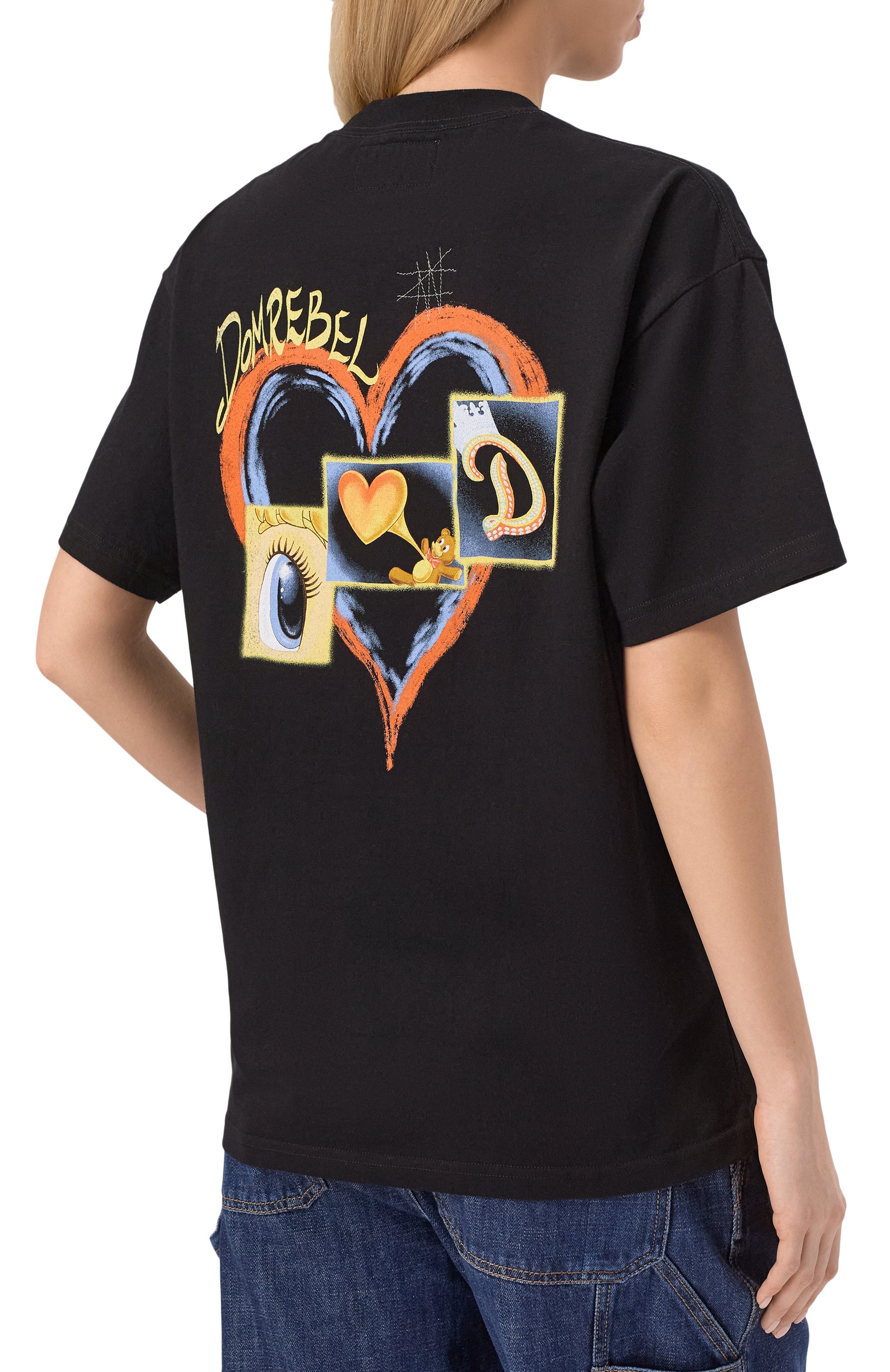 Хлопковая футболка DOMREBEL, арт. JUST RICH T-SHIRT, фото 4