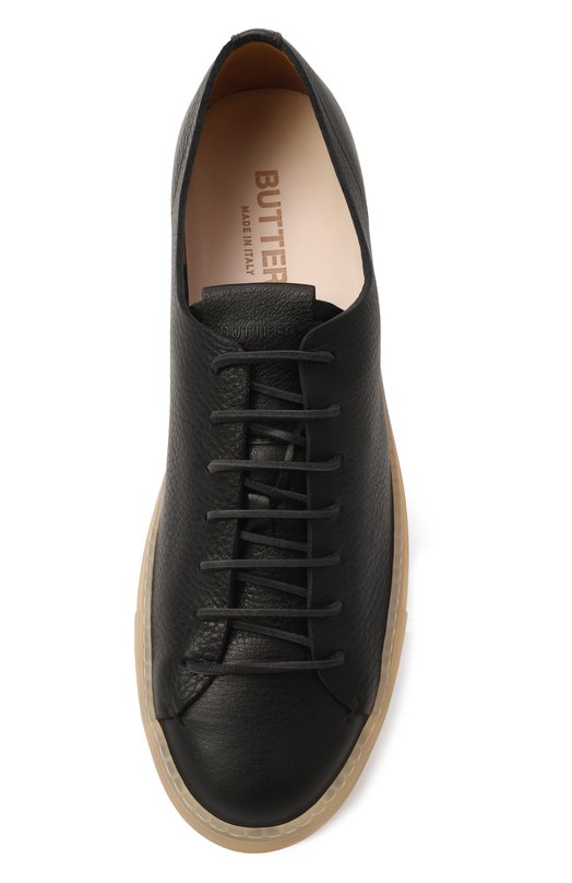 Кожаные кеды Tanino Buttero B11602ALC-UG Чёрный  B11602ALC-UG Фото 5