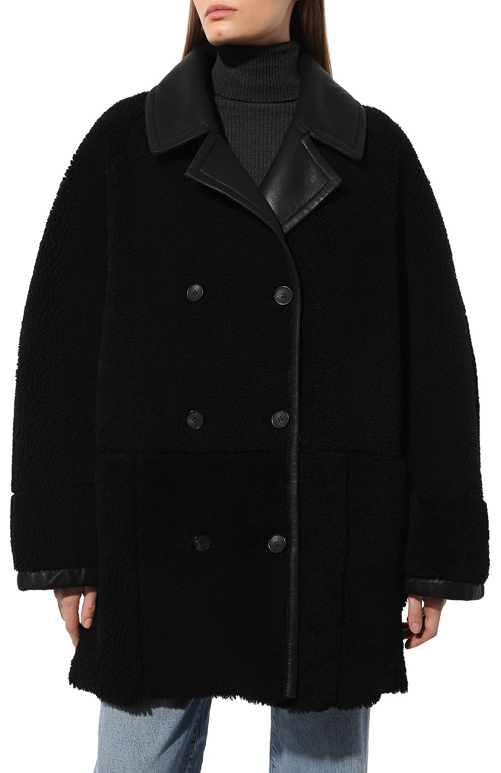 Двусторонняя дубленка LUDA NIKISHINA, арт. FC/ELLE/np-kr/black, фото 6