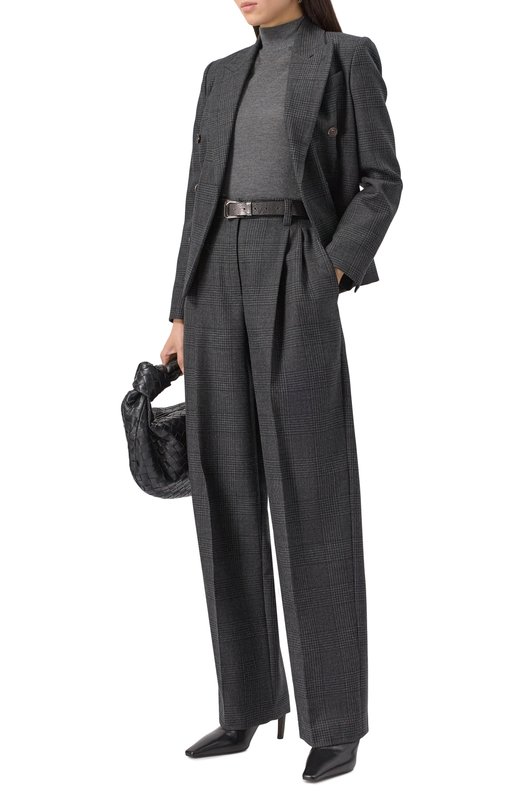 Кожаные ботильоны Brunello Cucinelli MZ0RC3008P Чёрный  MZ0RC3008P Фото 2