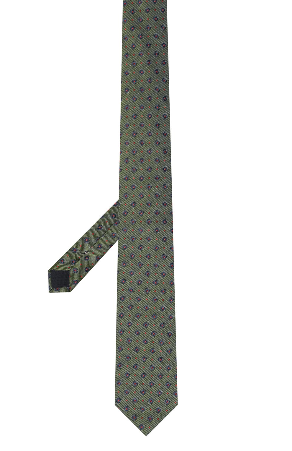 Шелковый галстук BROUBACK хаки цвета по цене 6795 руб., арт. TIE 8CM/SS24, фото 3 Шелковый галстук BROUBACK, арт. TIE 8CM/SS24, фото 3