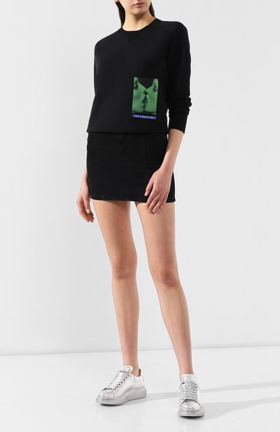 Хлопковый свитшот mert & marcus 1994 DSQUARED2 черного цвета по цене 31400 руб., арт. S73GU0043/S25030, фото 2 Хлопковый свитшот mert & marcus 1994 DSQUARED2, арт. S73GU0043/S25030, фото 2