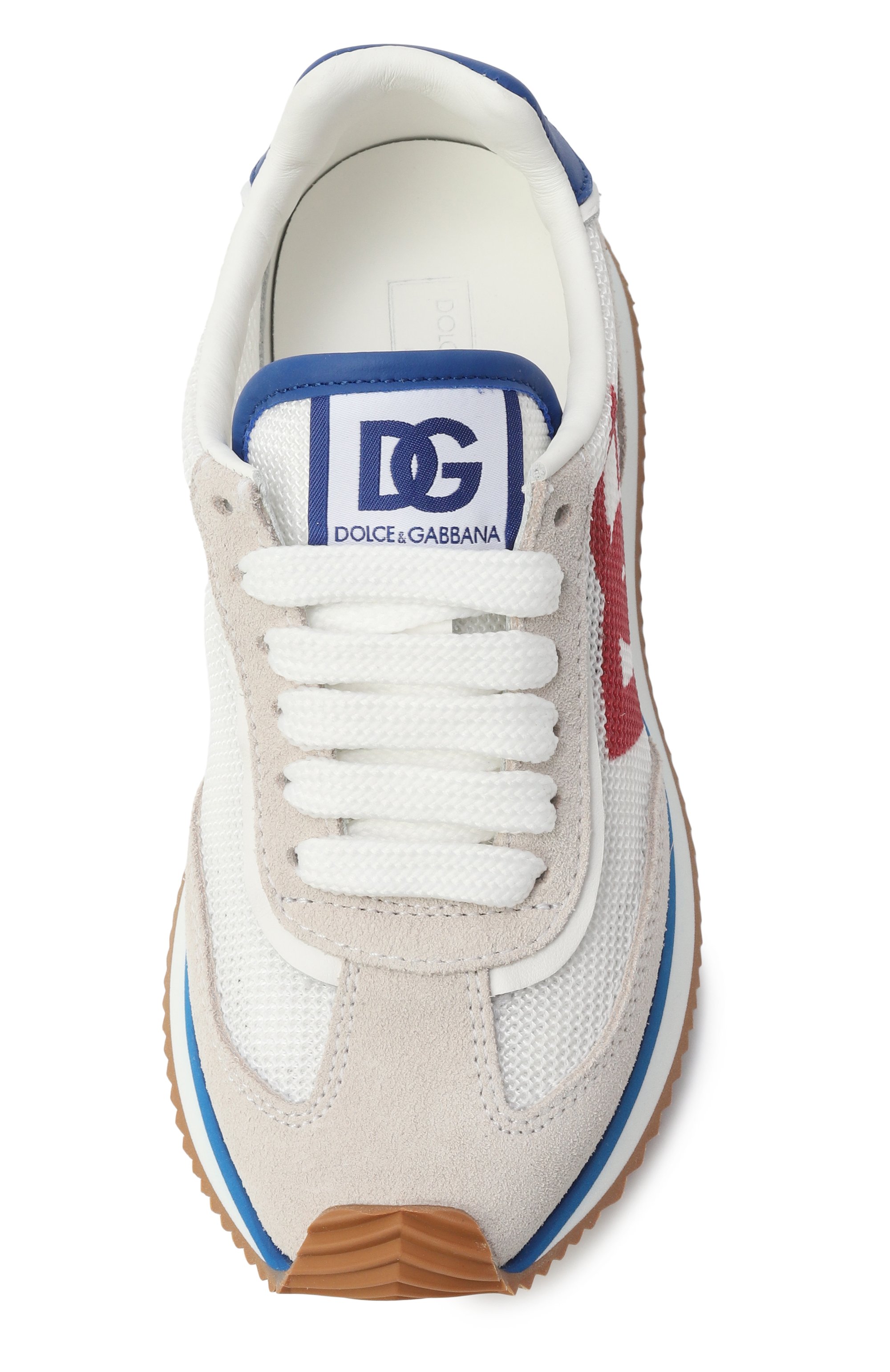 Комбинированные кроссовки dg cushion DOLCE & GABBANA, арт. DA5260/A5355/29-36, фото 4