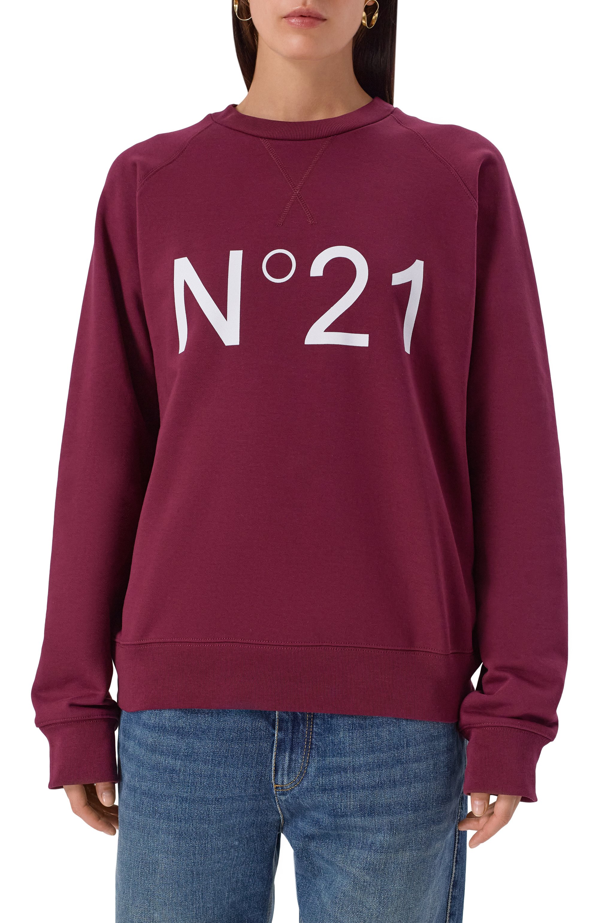 Хлопковый свитшот N21, арт. E041/6329, фото 3