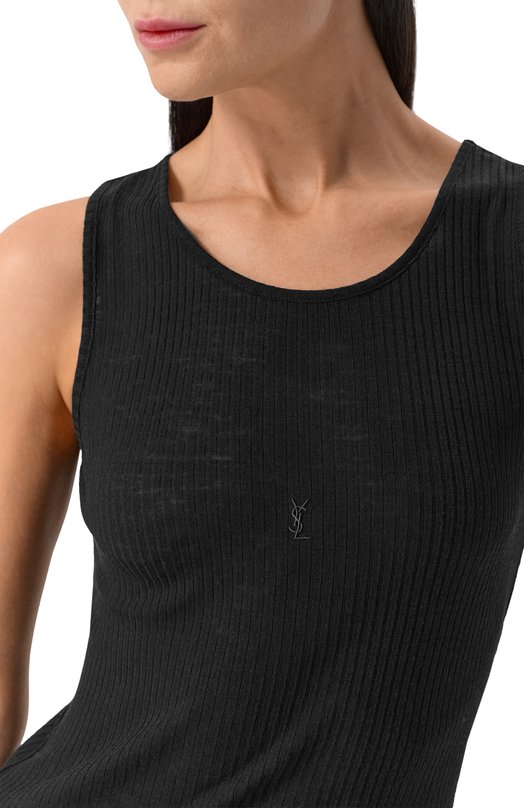 Шерстяная майка Saint Laurent 752721/YBMV2 Чёрный  752721/YBMV2 Фото 5