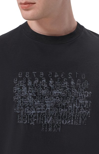 Хлопковая футболка MAISON MARGIELA, арт. S50GC0730/M20164, фото 5