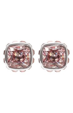Женские серьги birthstone SWAROVSKI розового цвета, арт. 5660799 | Фото 1 (Нос: Не проставлено; Материал: Кристаллы, Металл)