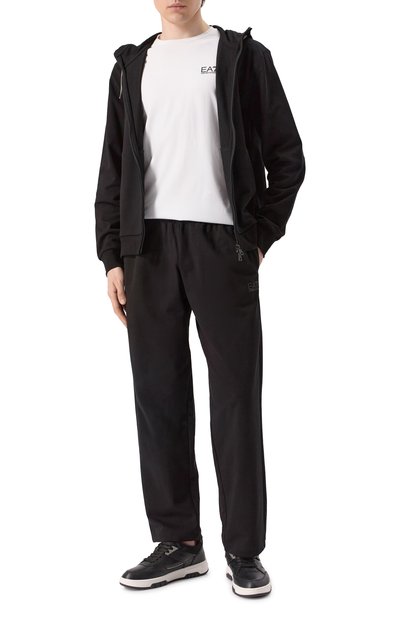 Хлопковая футболка EA7, арт. 8NPT26/PJVQZ, фото 2