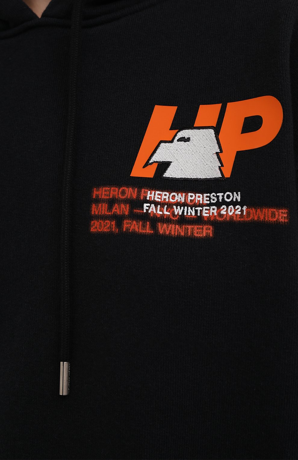 Хлопковое худи HERON PRESTON, арт. HWBB021F21JER0021022, фото 5
