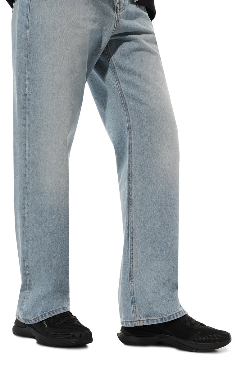 Комбинированные кроссовки l-i mesh LANVIN, а�рт. FM-SKAK01-SUSH-P24, фото 1