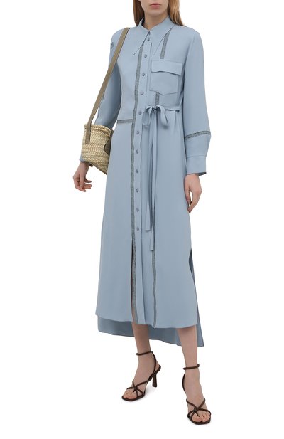 Платье из вискозы CHLOÉ, арт. CHC21UR039030, фото 2