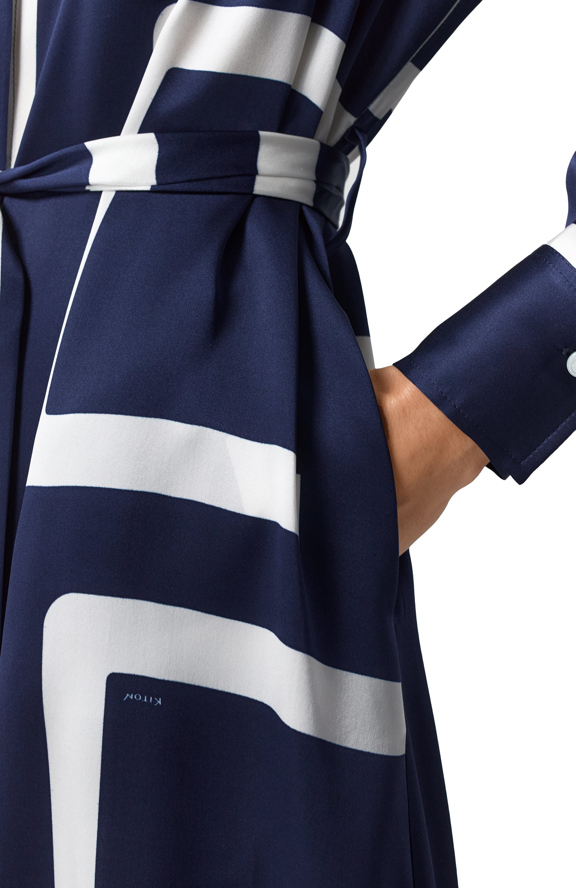 Шелковое платье KITON, арт. D47321K0926E06, фото 5