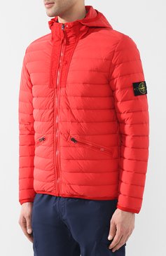 Мужская пуховая куртка STONE ISLAND кораллового цвета, арт. 701543125 | Фото 3 (Материал внешний: Синтетический материал; Рукава: Длинные; Длина (верхняя одежда): Короткие; Материал подклада: Синтетический материал; Мужское Кросс-КТ: Пуховик-верхняя одежда, Верхняя одежда, Куртка-пуховая; Материал утеплителя: Пух и перо; Статус проверки: Проверена категория; Ювелирные украшения: Назначено; Материал сплава: Проставлено; Драгоценные камни: Проставлено; Стили: Кэжуэл)