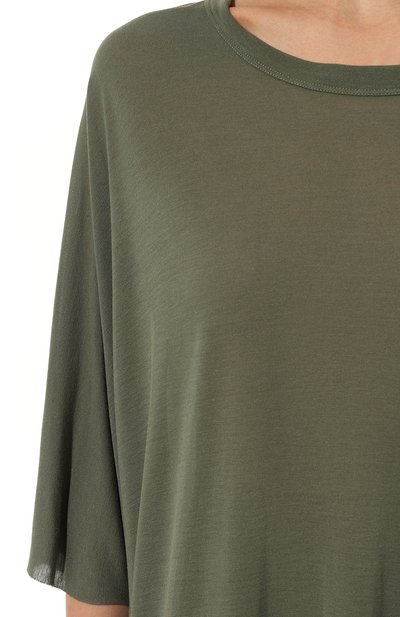 Футболка из вискозы и шелка RICK OWENS, арт. RP01C5204/JS, фото 5