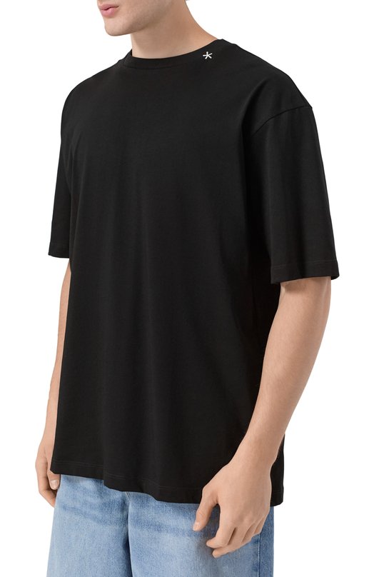 Хлопковая футболка Comme des Fuckdown CFABM01851 Чёрный  CFABM01851 Фото 3