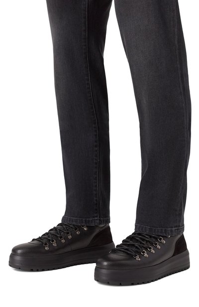 Кожаные ботинки antwerp BOGNER черного цвета по цене 55950 руб., арт. 12541813, фото 3 Кожаные ботинки antwerp BOGNER, арт. 12541813, фото 3