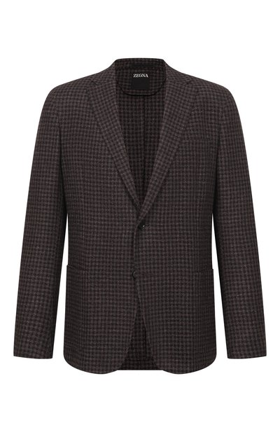 Мужской пиджак из шерсти и льна ZEGNA, арт. 850744/1D7SG0