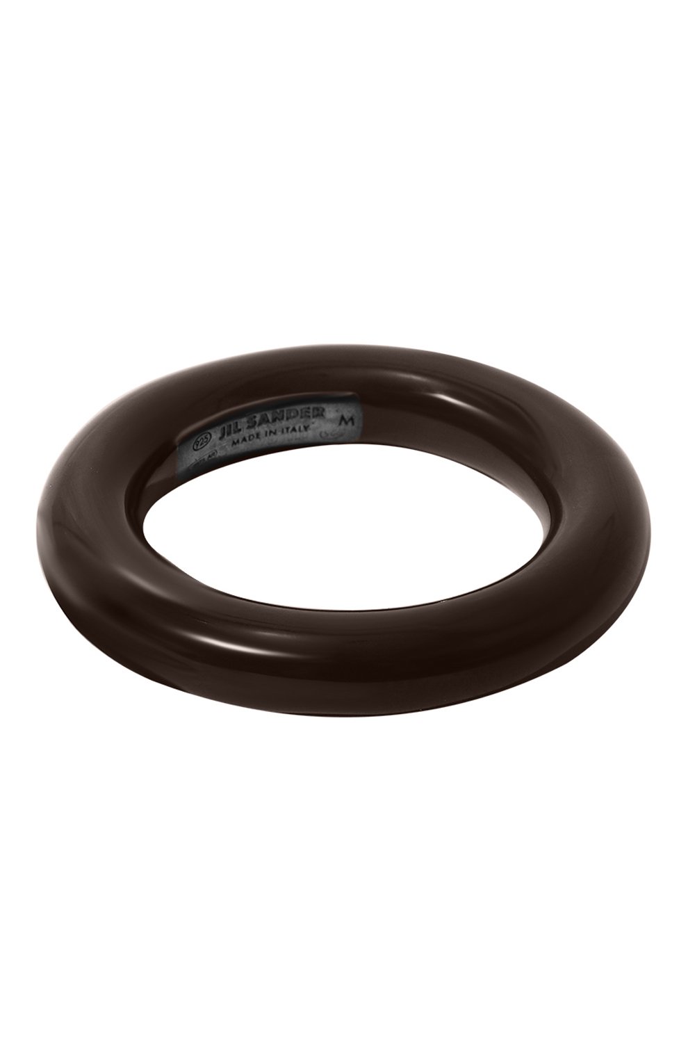 Кольцо JIL SANDER темно-коричневого цвета по цене 39950 руб., арт. J11UQ0011 P4881, фото 1 Кольцо JIL SANDER, арт. J11UQ0011 P4881, фото 1