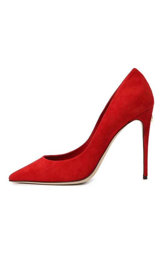 Замшевые туфли Cardinale Dolce & Gabbana CD1710/B1275 Красный  CD1710/B1275 Фото 4