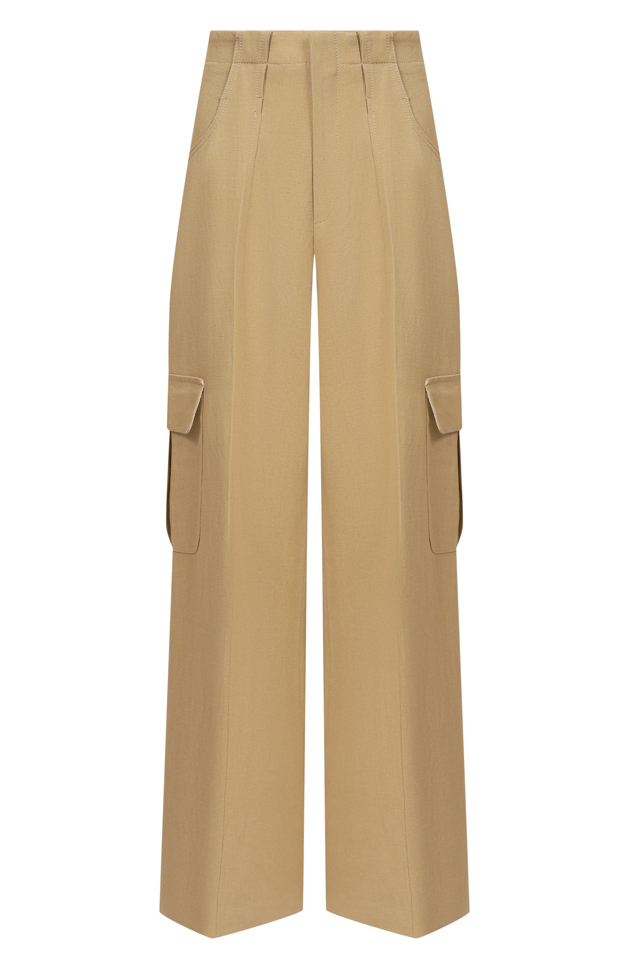 Брюки-карго изо льна и вискозы PETAR PETROV, арт. S26TP10, фото 1