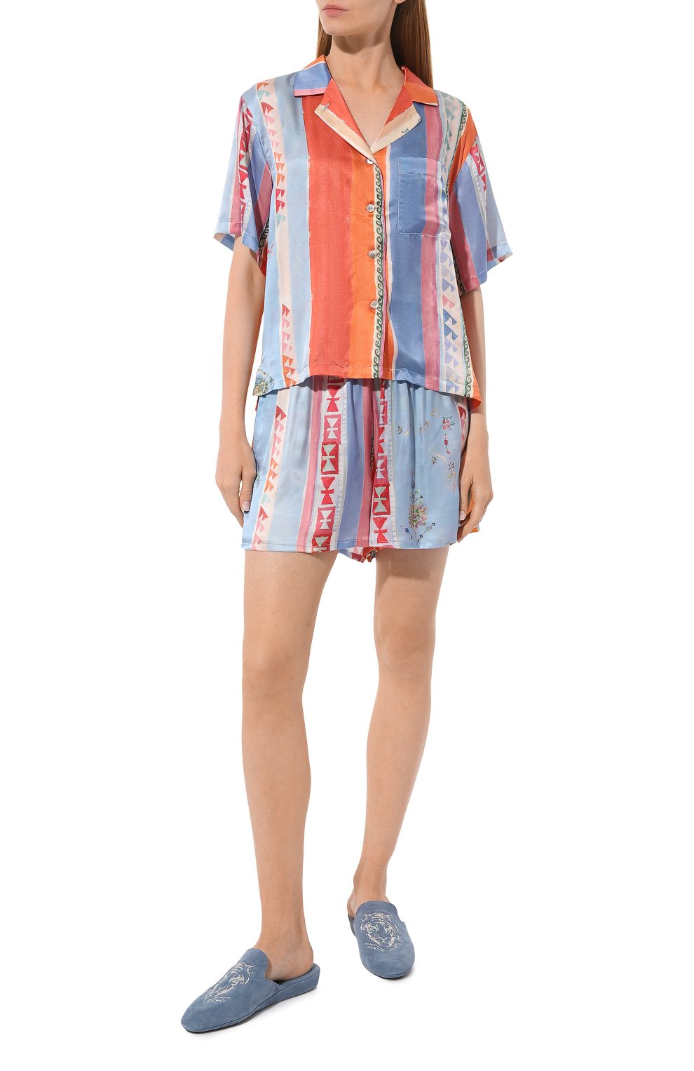 Пижама из хлопка и шелка ANY WOWZERS, арт. MRC02-RSL, фото 2