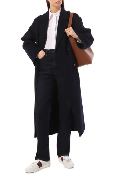 Кожаные кеды new ace GUCCI, арт. 431942 A38G0, фото 2