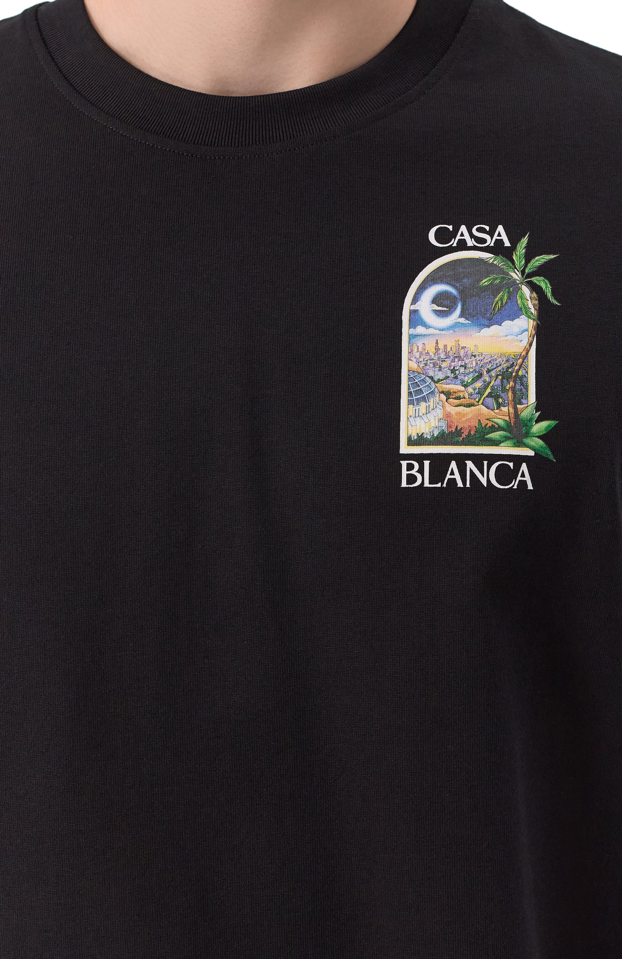 Хлопковая футболка CASABLANCA, арт. MS25JTS00111, фото 5