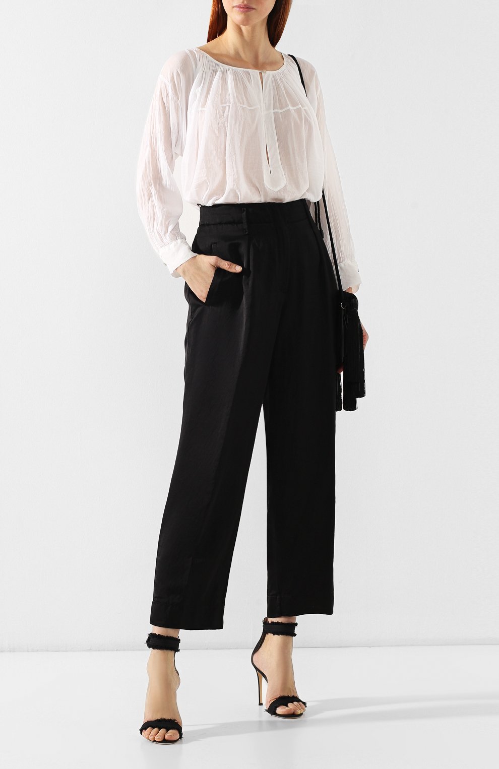 Блузка из хлопка и шелка FORTE_FORTE, арт. 6278, фото 2