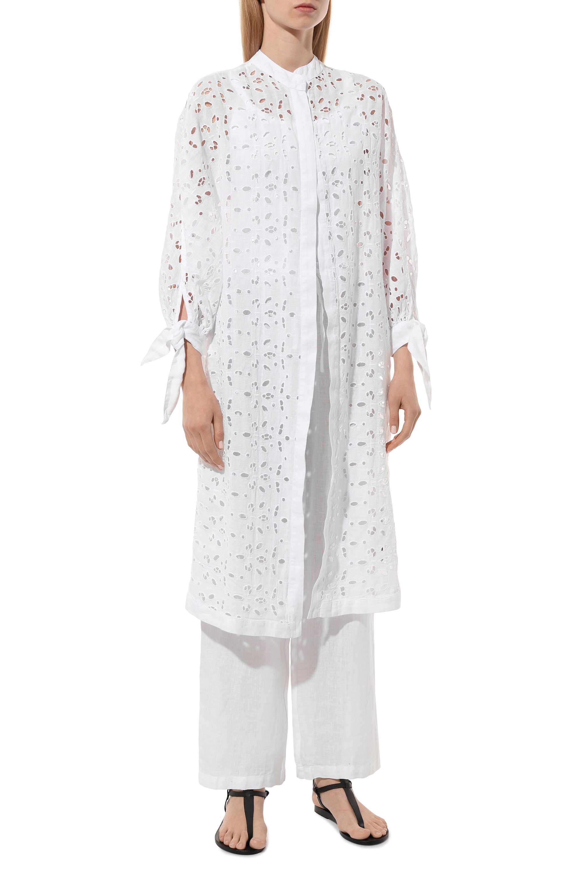 Льняная туника 120% LINO, арт. 32ALIW4PIT/000G335, фото 3