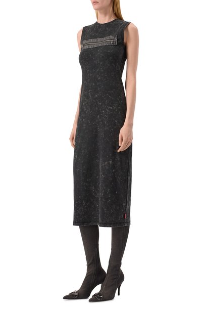 Хлопковое платье DIESEL, арт. A17646/0AKBU, фото 3