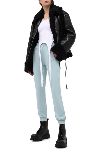 Хлопковые джоггеры RTA, арт. WU0213-1045MINT, фото 2