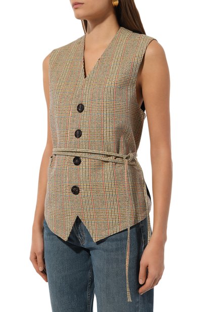 Жилет из шерсти и хлопка BOTTEGA VENETA, арт. 794207-V4BW0, фото 3