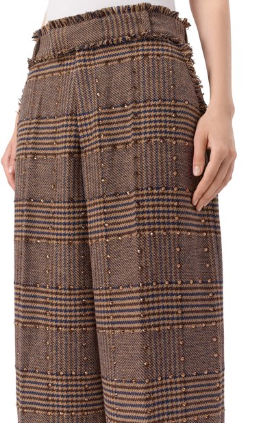 Брюки с отделкой стразами GIUSEPPE DI MORABITO, арт. 05FWPA112C 05307, фото 5