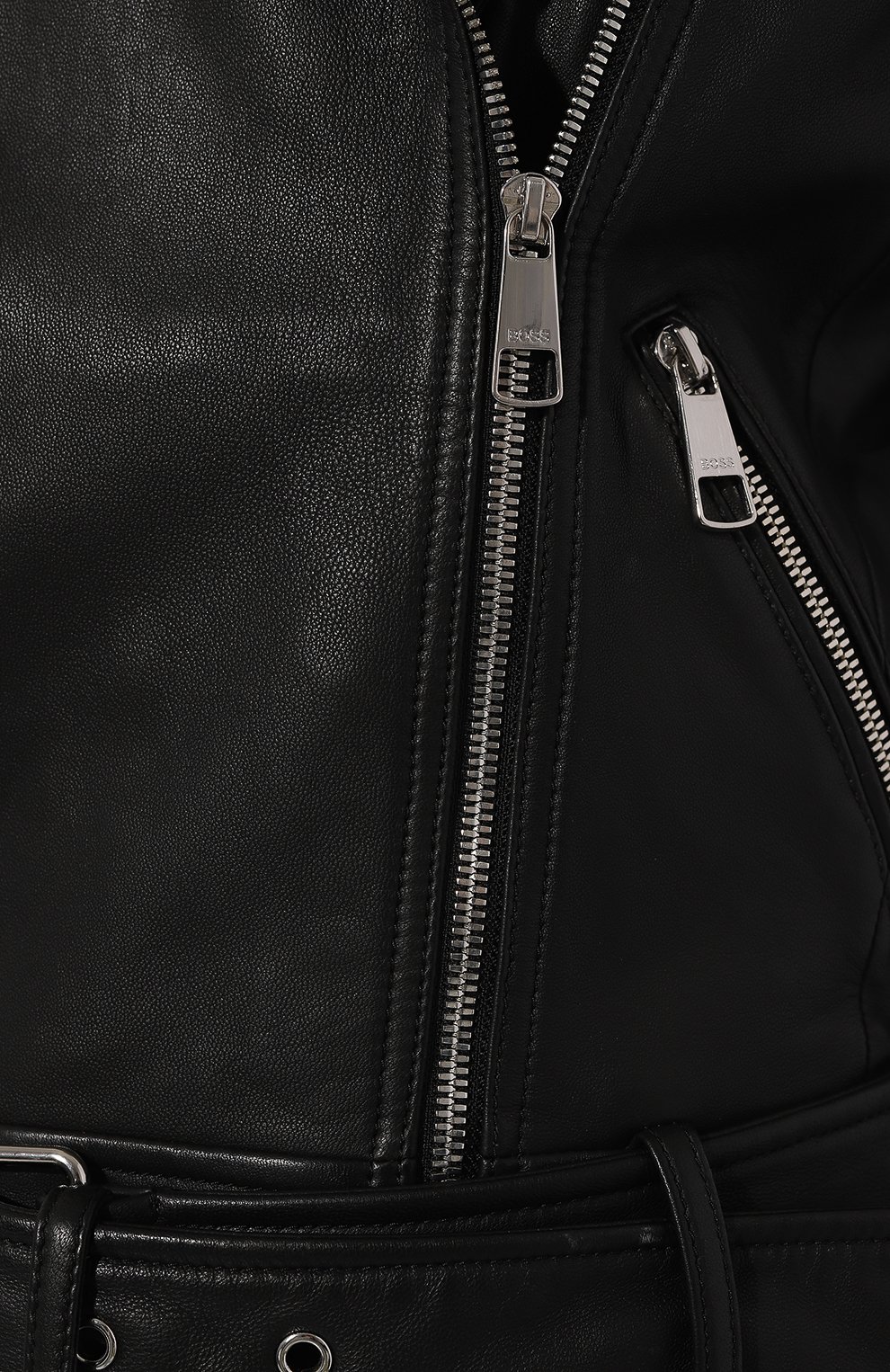 Кожаная куртка BOSS ORANGE, арт. 50510964, фото 5