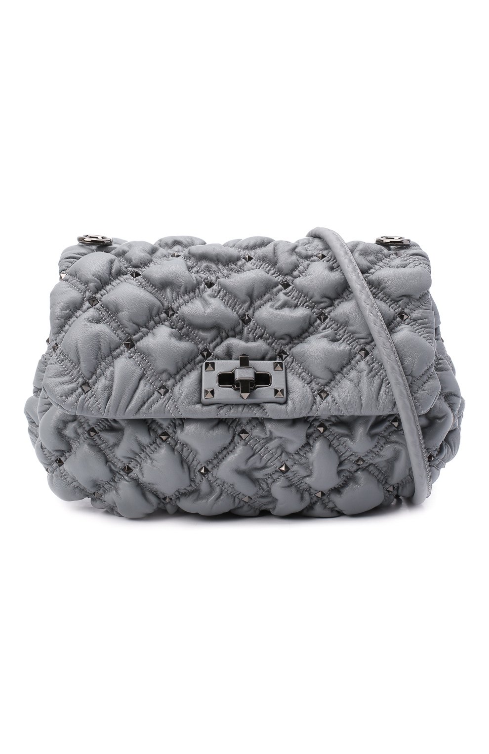 Сумка VALENTINO серого цвета по цене 254500 руб., арт. UW0B0H78/EFZ, фото 5 Сумка VALENTINO, арт. UW0B0H78/EFZ, фото 5