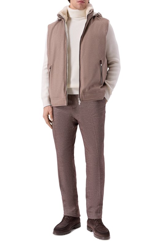 Пуховый жилет Brunello Cucinelli MM4701656 Бежевый  MM4701656 Фото 2