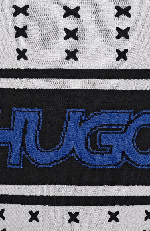 Пуловер HUGO Blue 50543775 Чёрно-белый  50543775 Фото 6