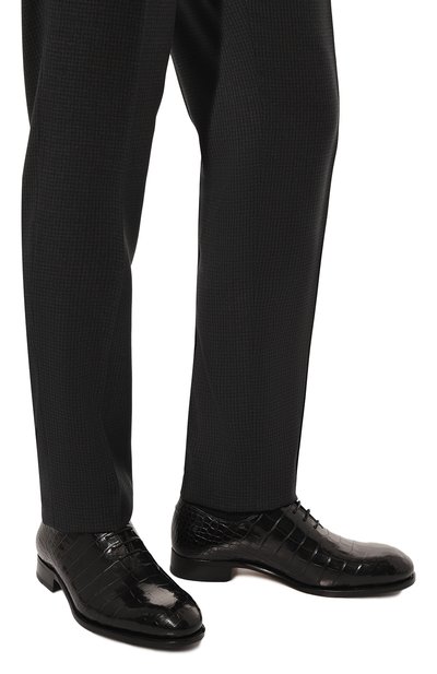 Оксфорды из кожи аллигатора BRIONI, арт. QEDT0L/P6756, фото 3
