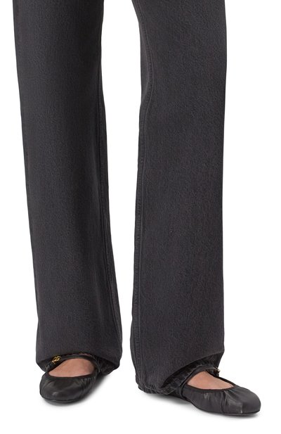 Кожаные балетки vally DOLCE & GABBANA, арт. CB0257/AD137, фото 3