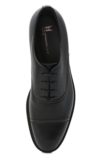 Кожаные оксфорды MORESCHI черного цвета по цене 55250 руб., арт. 43548/EM/GI0VE/F.NAPPA, фото 5 Кожаные оксфорды MORESCHI, арт. 43548/EM/GI0VE/F.NAPPA, фото 5