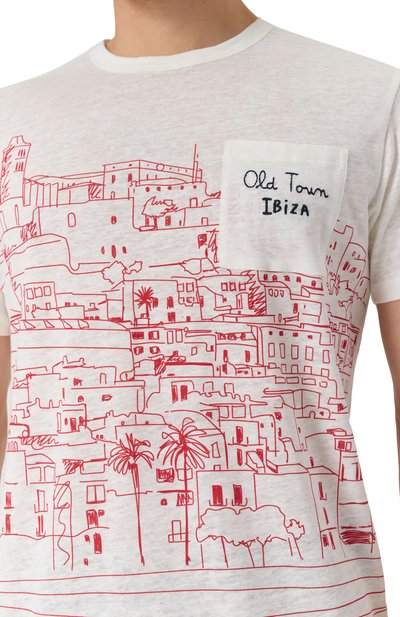 Льняная футболка MC2 SAINT BARTH, арт. STBM ECSTASEA/02844H, фото 5