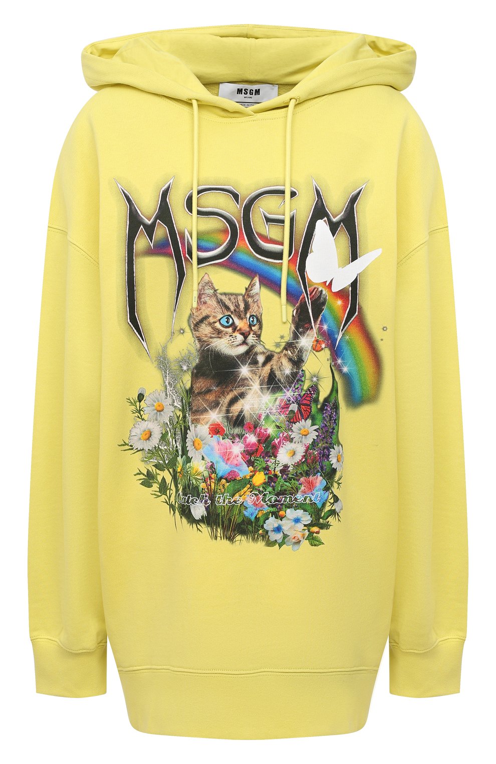 Хлопковое худи MSGM, арт. 3041MDM166 217299, фото 1