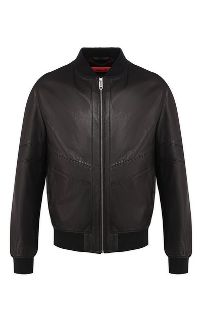 Кожаный бомбер HUGO, арт. 50401340, фото 1
