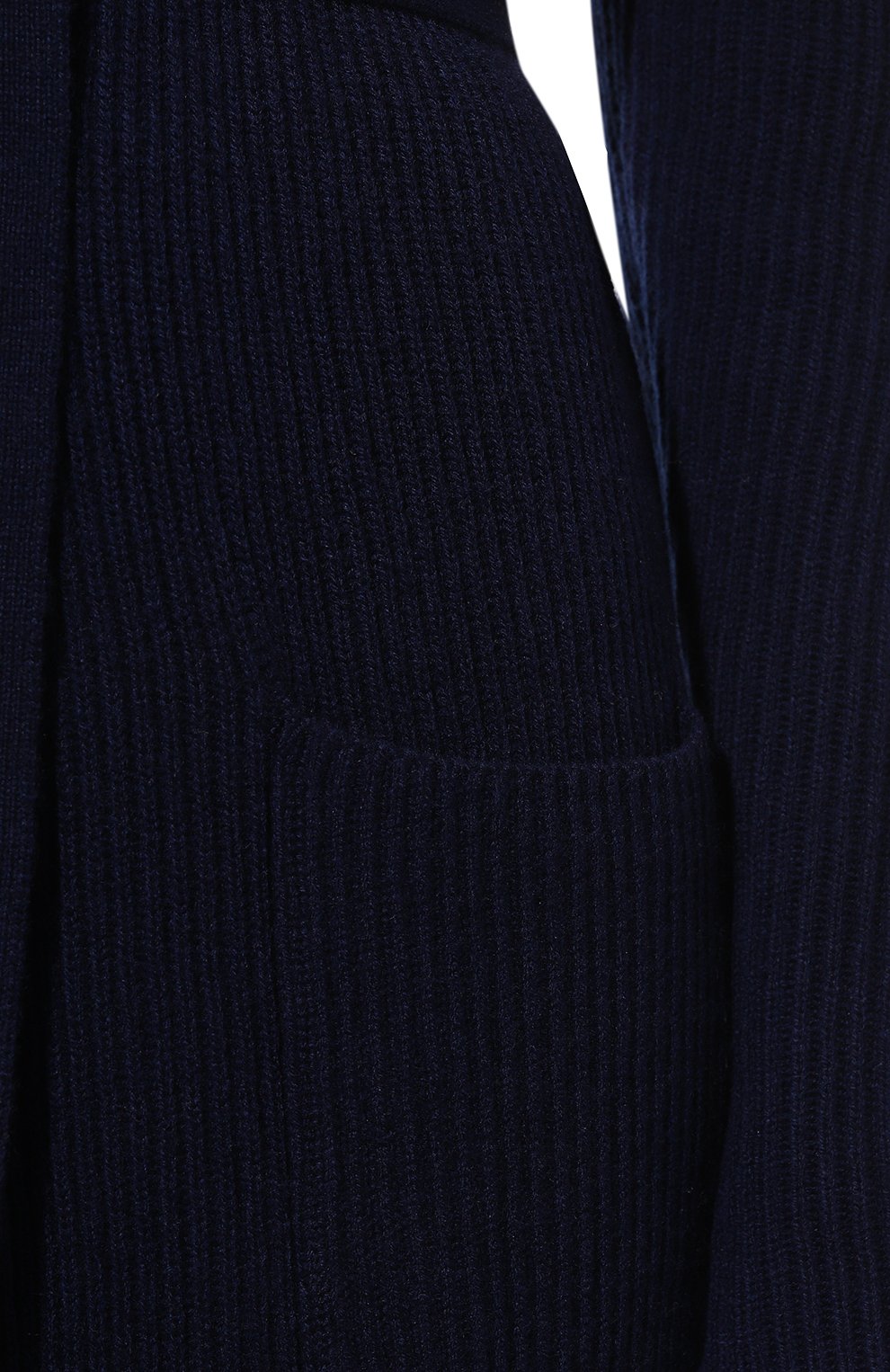 Кардиган из шерсти и кашемира OLOLOL темно-синего цвета по цене 54000 руб., арт. OLKNC013/403/BASE, фото 5 Кардиган из шерсти и кашемира OLOLOL, арт. OLKNC013/403/BASE, фото 5