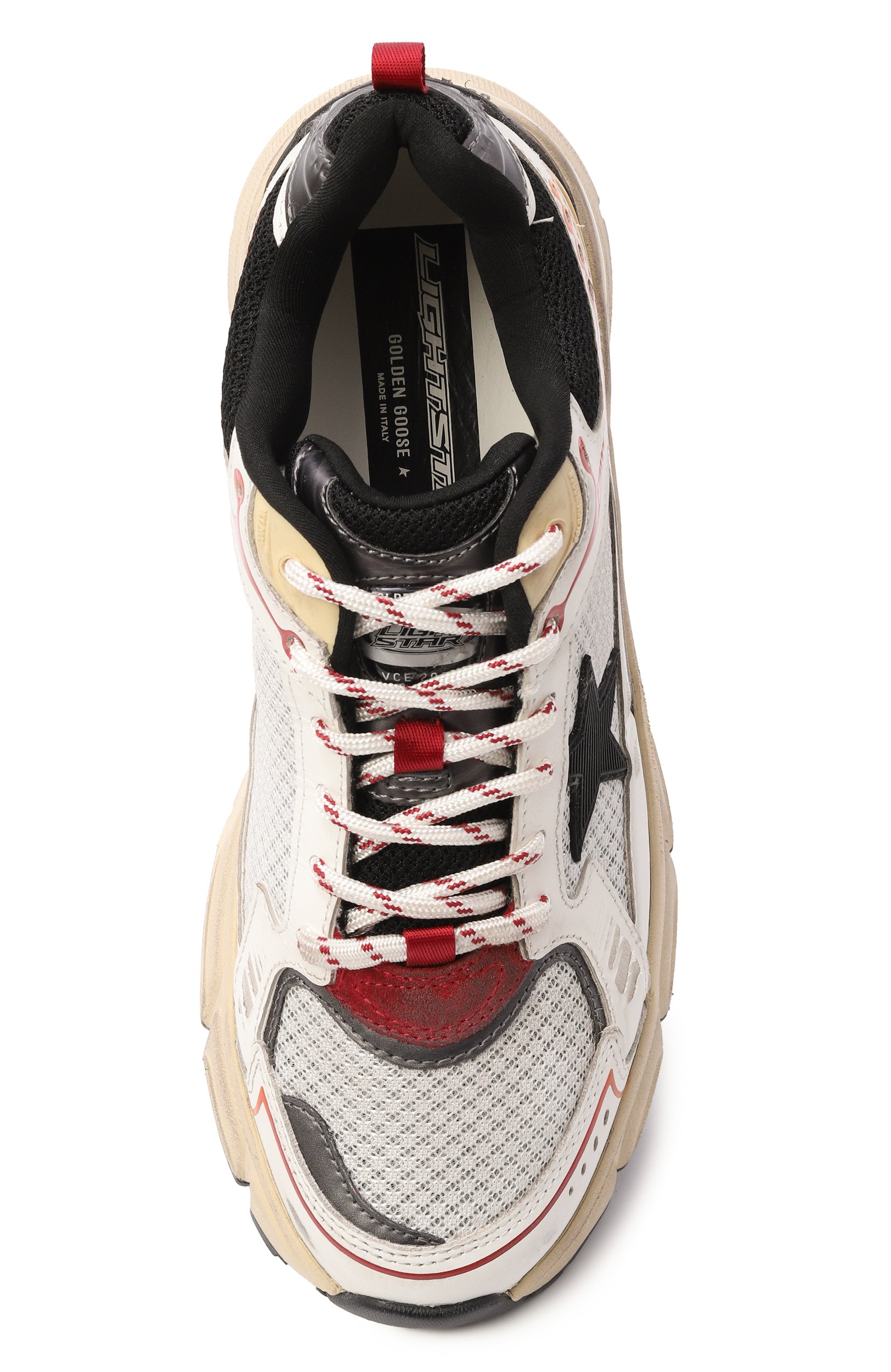 Комбинированные кроссовки lightstar GOLDEN GOOSE DELUXE BRAND, арт. GWF00724.F008465, фото 6