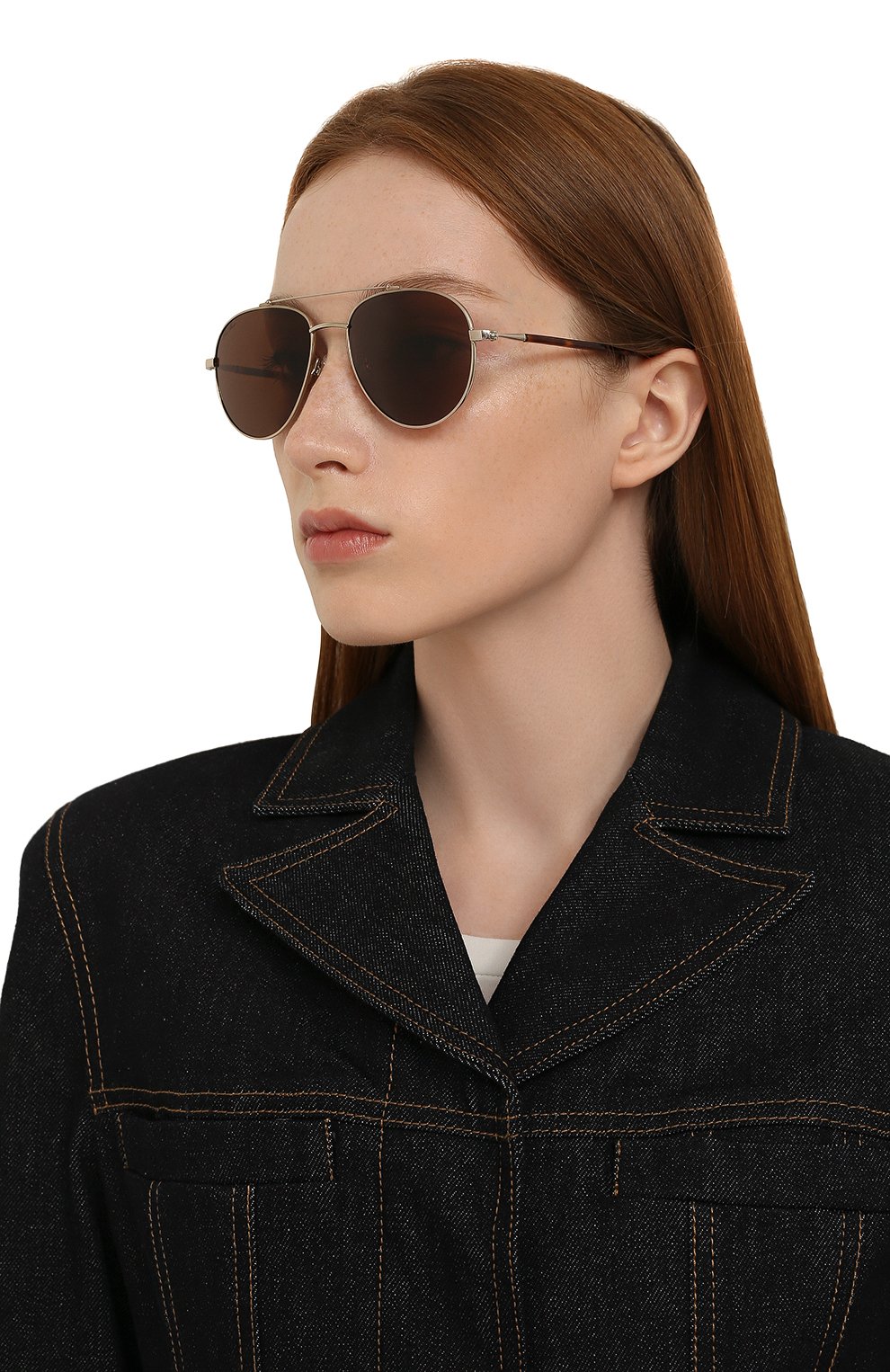 Солнцезащитные очки LORO PIANA коричневого цвета по цене 47100 руб., арт. FAI4926, фото 2 Солнцезащитные очки LORO PIANA, арт. FAI4926, фото 2