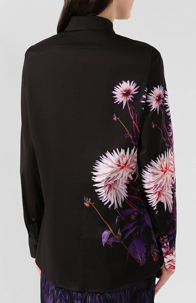 Хлопковая рубашка DRIES VAN NOTEN, арт. 192-30742-8417, фото 4