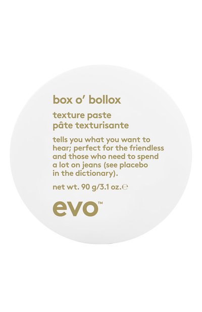 Женского текстурирующая паста box o'bollox (90ml) EVO, арт. 9349769002353