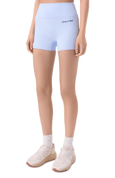 Шорты SPORTY AND RICH голубого цвета по цене 13600 руб., арт. SH05875326BL90, фото 3 Шорты SPORTY AND RICH, арт. SH05875326BL90, фото 3