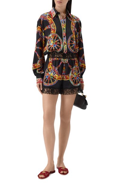 Комбинированные шлепанцы bianca DOLCE & GABBANA, арт. CQ0684/A0610, фото 3